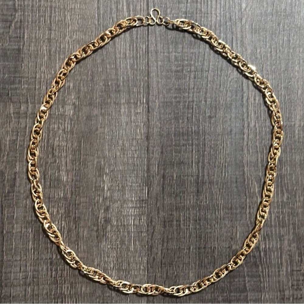 💞 New 23” Gold Chain Costume Necklace